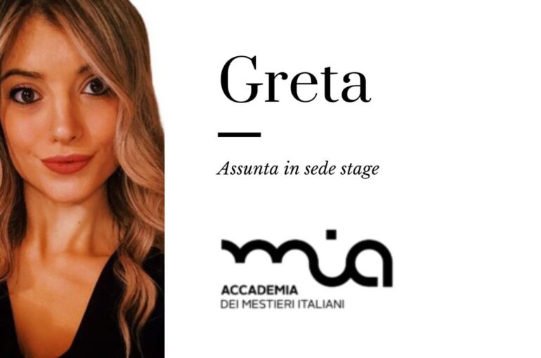 Greta, diventare receptionist